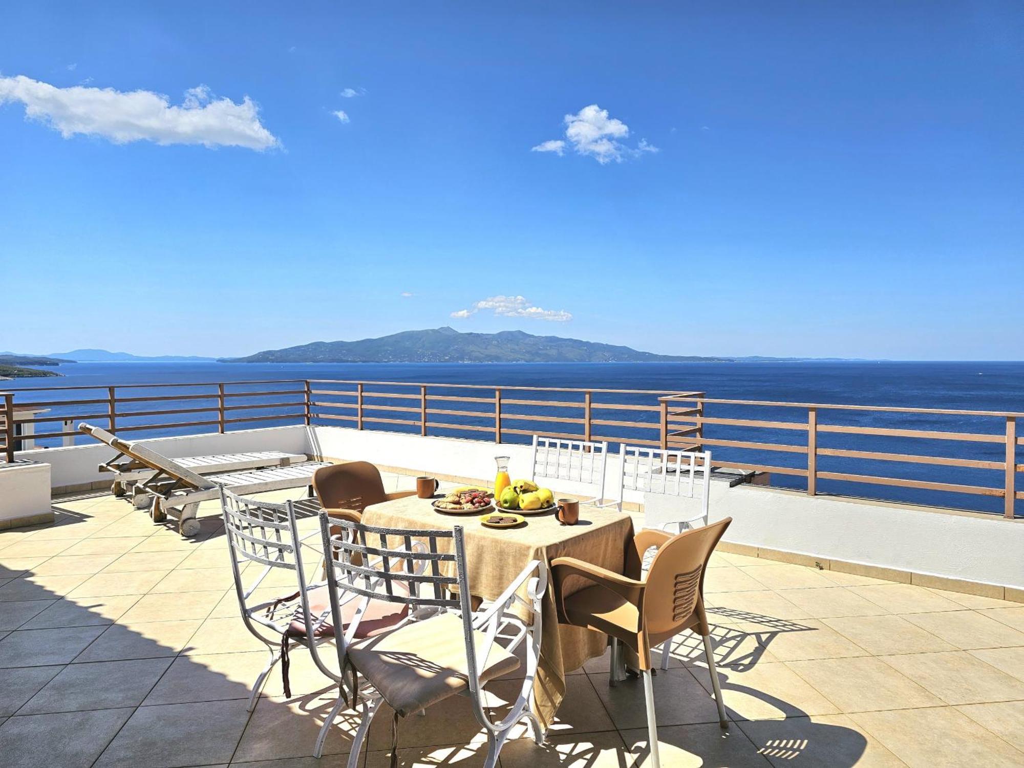 Апартаменты Sunset Penthouse Саранда Экстерьер фото