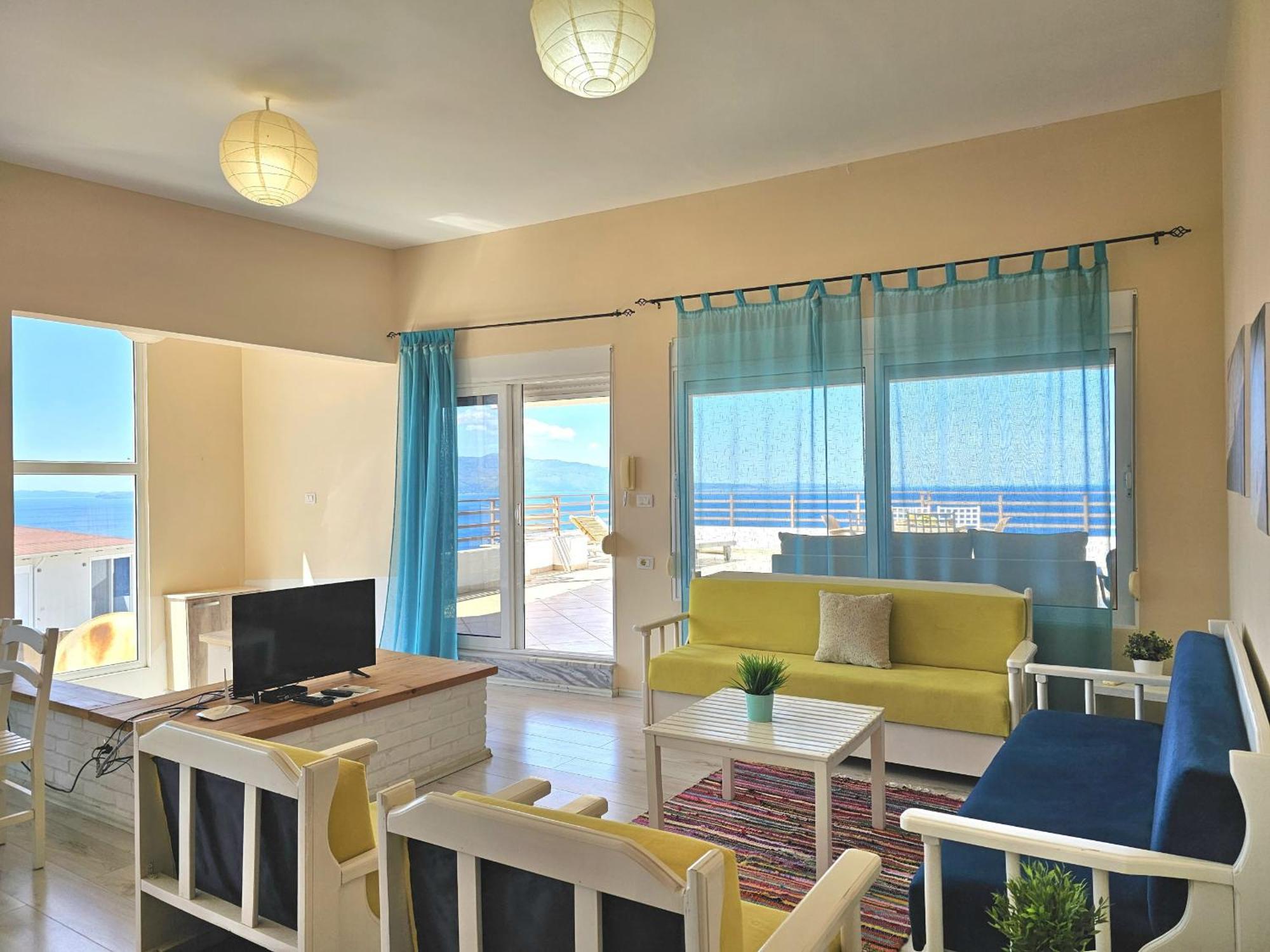 Апартаменты Sunset Penthouse Саранда Экстерьер фото