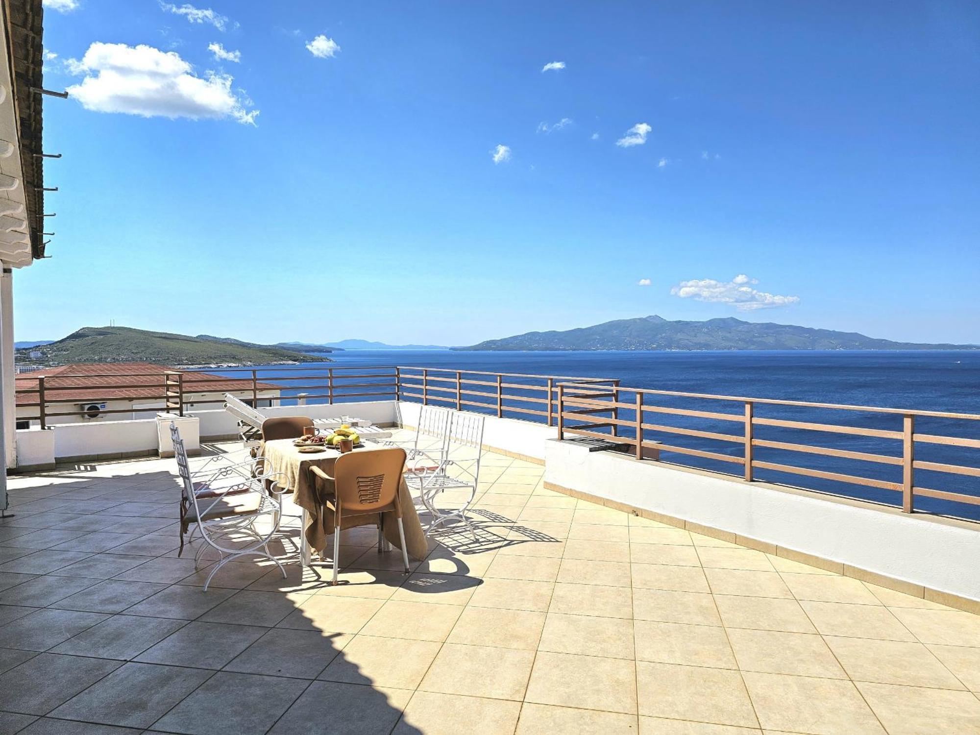 Апартаменты Sunset Penthouse Саранда Экстерьер фото